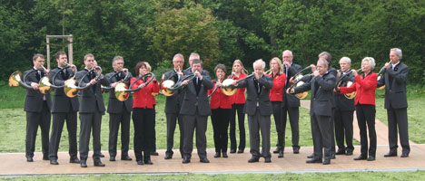 Bläsergruppe Jägervereinigung Frankenberg 2010 Weimar